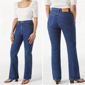 FRAME Le Italien Pixie Flare Jeans Vintage Blue Wash Size 27